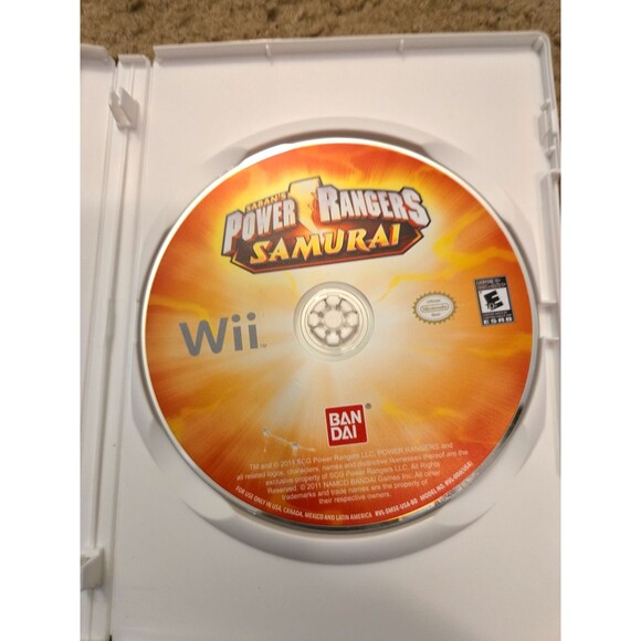 Power Rangers Samurai Nintendo Wii (CIB w/ manual) - Picture 5 of 5
